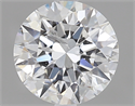 1.05 Carats, Round Diamond with Excellent Cut, D Color, I2 Clarity and Certified by GIA