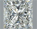 Diamante Natural 2.51 quilates, Princesa , Color J, claridad VVS1 y certificado GIA