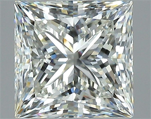 Picture of Natural Diamond 2.51 Carats, Princess with  Cut, J Color, VVS1 Clarity and Certified by GIA