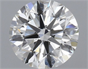 Diamante Natural 0.70 quilates, Redondo , Color H, claridad VVS1 y certificado GIA