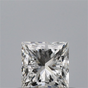 Picture of Natural Diamond 0.40 Carats, Princess with  Cut, G Color, FL Clarity and Certified by GIA