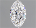 Natural Diamond 1.02 Carats, Marquise with  Cut, D Color, FL Clarity and Certified by GIA