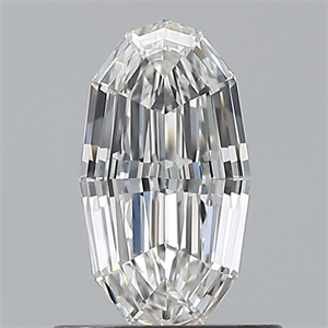 Foto Diamante Natural 0.70 quilates, Ovalado , Color F, claridad VS2 y certificado GIA de