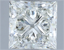Natural Diamond 1.40 Carats, Princess with  Cut, I Color, VS1 Clarity and Certified by IGI