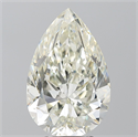 Natural Diamond 5.03 Carats, Pear with  Cut, I Color, SI2 Clarity and Certified by IGI