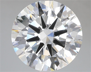 Picture of Lab Grown Diamond 7.03 Carats, Round with Ideal Cut, F Color, VS2 Clarity and Certified by IGI