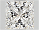 Diamante Natural 0.56 quilates, Princesa , Color F, claridad VVS1 y certificado GIA