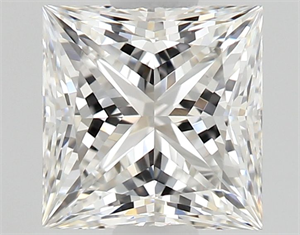 Foto Diamante Natural 0.56 quilates, Princesa , Color F, claridad VVS1 y certificado GIA de