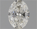 Natural Diamond 1.20 Carats, Oval with  Cut, H Color, VS1 Clarity and Certified by GIA