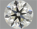0.90 Carats, Round Diamond with Very Good Cut, L Color, VVS1 Clarity and Certified by GIA