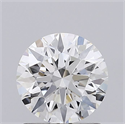 Del inventario de diamantes de laboratorio, 1.10 quilates, Redondo , Color G, claridad VS2 y certificado IGI