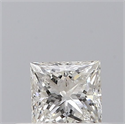 Natural Diamond 0.30 Carats, Princess with  Cut, G Color, VVS2 Clarity and Certified by GIA