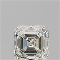 Natural Diamond 1.01 Carats, Asscher with  Cut, J Color, VS1 Clarity and Certified by IGI