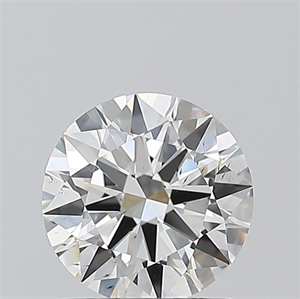 Picture of Natural Diamond 1.00 Carats, Round with Excellent Cut, H Color, SI1 Clarity and Certified by GIA