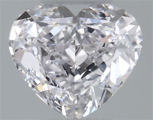 Picture of Natural Diamond 0.40 Carats, Heart with  Cut, E Color, VVS2 Clarity and Certified by GIA