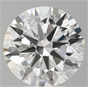 Lab Grown Diamond 5.55 Carats, Round with Excellent Cut, E Color, VVS2 Clarity and Certified by IGI