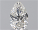 Natural Diamond 1.00 Carats, Pear with  Cut, H Color, SI2 Clarity and Certified by GIA