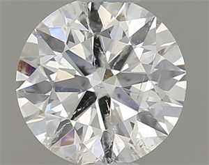Picture of Natural Diamond 0.56 Carats, Round with Excellent Cut, F Color, SI2 Clarity and Certified by IGI