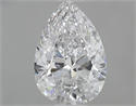 Natural Diamond 0.71 Carats, Pear with  Cut, E Color, SI2 Clarity and Certified by GIA