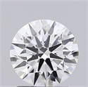 Del inventario de diamantes de laboratorio, 1.66 quilates, Redondo , Color E, claridad VVS2 y certificado IGI