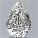 Natural Diamond 1.75 Carats, Pear with  Cut, I Color, SI2 Clarity and Certified by GIA