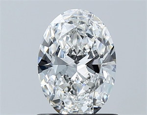 Picture of Natural Diamond 0.90 Carats, Oval with  Cut, E Color, VS2 Clarity and Certified by GIA