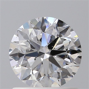 Picture of Natural Diamond 0.91 Carats, Round with Very Good Cut, D Color, SI1 Clarity and Certified by GIA