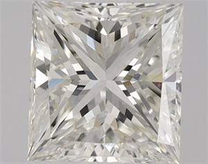 Picture of Natural Diamond 0.90 Carats, Princess with  Cut, J Color, VS1 Clarity and Certified by GIA