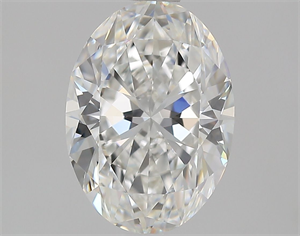 Picture of Natural Diamond 1.51 Carats, Oval with  Cut, F Color, VVS1 Clarity and Certified by GIA