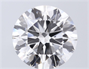 Lab Grown Diamond 6.58 Carats, Round with Excellent Cut, F Color, VVS2 Clarity and Certified by IGI