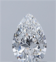 Natural Diamond 0.70 Carats, Pear with  Cut, E Color, VVS2 Clarity and Certified by GIA