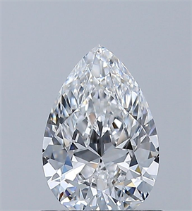 Picture of Natural Diamond 0.70 Carats, Pear with  Cut, E Color, VVS2 Clarity and Certified by GIA