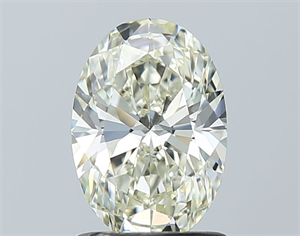 Foto Diamante Natural 1.21 quilates, Ovalado , Color K, claridad VVS2 y certificado IGI de