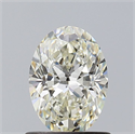 Diamante Natural 0.92 quilates, Ovalado , Color K, claridad VS2 y certificado GIA