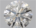 Natural Diamond 0.40 Carats, Round with Excellent Cut, H Color, VVS2 Clarity and Certified by GIA
