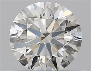 Picture of Natural Diamond 0.40 Carats, Round with Excellent Cut, H Color, VVS2 Clarity and Certified by GIA