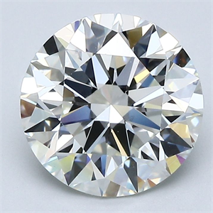 Foto Diamante Natural 2.93 quilates, Redondo , Color I, claridad VS2 y certificado GIA de