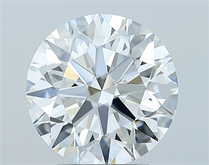 Picture of Natural Diamond 2.51 Carats, Round with Excellent Cut, F Color, VS1 Clarity and Certified by GIA