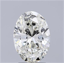Natural Diamond 2.21 Carats, Oval with  Cut, J Color, SI2 Clarity and Certified by GIA