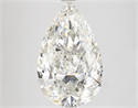 Diamante Natural 4.05 quilates, De pera , Color H, claridad SI2 y certificado GIA