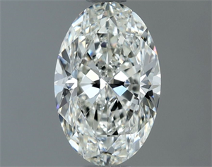 Picture of Natural Diamond 1.00 Carats, Oval with  Cut, H Color, VVS2 Clarity and Certified by IGI