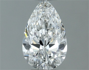 Foto Diamante Natural 0.50 quilates, De pera , Color F, claridad SI1 y certificado GIA de