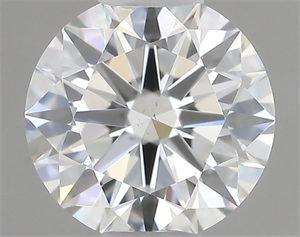 Picture of Natural Diamond 0.53 Carats, Round with Excellent Cut, I Color, VS2 Clarity and Certified by GIA