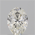 Natural Diamond 0.90 Carats, Oval with  Cut, H Color, VVS2 Clarity and Certified by GIA