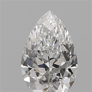 Foto Diamante Natural 0.12 quilates, De pera , Color D, claridad VS2 y certificado IGI de