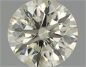 Natural Diamond 0.50 Carats, Round with Excellent Cut, L Color, SI2 Clarity and Certified by IGI