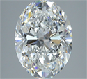 Diamante Natural 1.80 quilates, Ovalado , Color F, claridad VS1 y certificado GIA