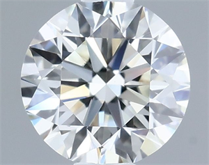 Picture of Natural Diamond 0.50 Carats, Round with Excellent Cut, H Color, VVS2 Clarity and Certified by IGI