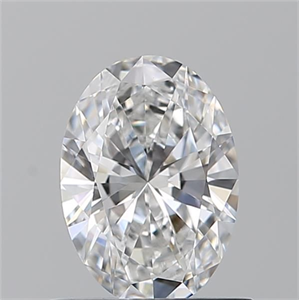 Picture of Natural Diamond 0.71 Carats, Oval with  Cut, E Color, VVS2 Clarity and Certified by GIA