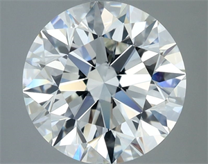 Picture of Natural Diamond 2.51 Carats, Round with Excellent Cut, G Color, VS2 Clarity and Certified by IGI